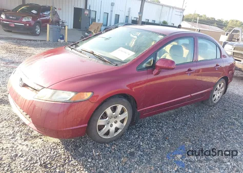 2008 Honda Civic Lx z USA, uszkodzony, nr VIN 1HGFA16518L089458